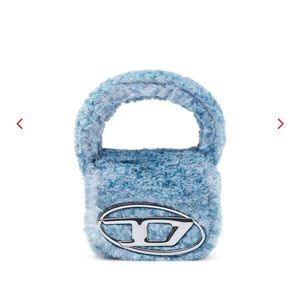 Diesel Blue Mini Bag with Silver Logo